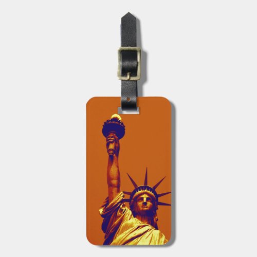 Pop Art Statue of Liberty Luggage Tags