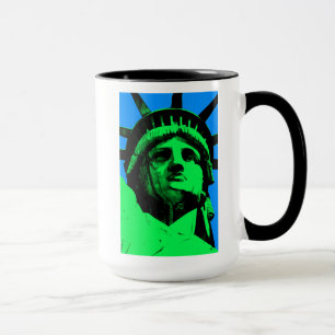 Pop Art Statue of Liberty Mug