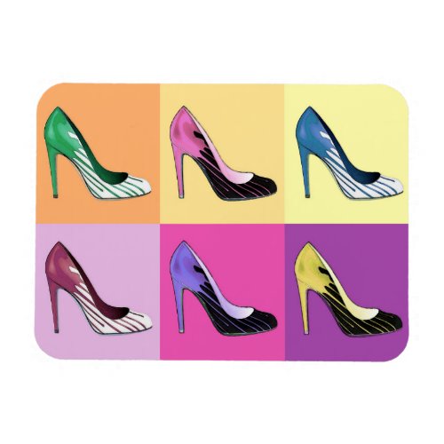 Pop Art Stiletto Pumps  Shoes  High Heels Magnet