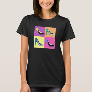 Pop Art Stiletto Pumps / Shoes / High Heels T-Shirt