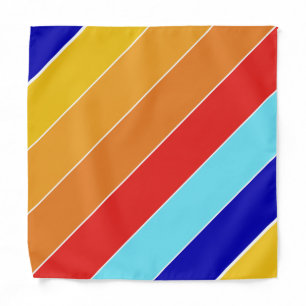 Pop Art Stripes Bermuda  Bandana