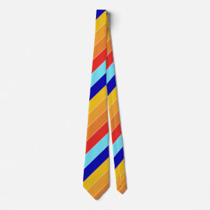 Pop Art Stripes Bermuda Neck Tie