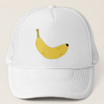 Pop Art Style Banana Design Trucker Hat at Zazzle