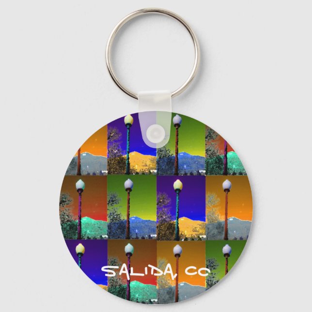 Pop Art Style Key Chain (Front)