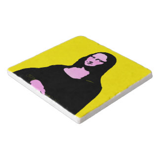 Pop Art Style Mona Lisa  Trivet