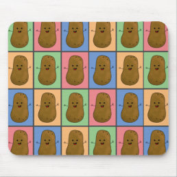 Pop Art Style Potato  Mouse Pad