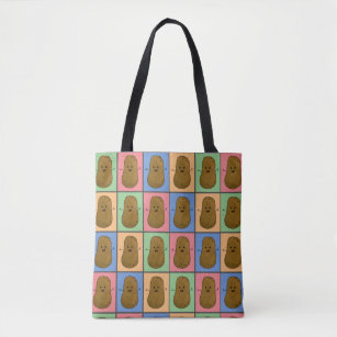 Pop Art Style Potato  Tote Bag
