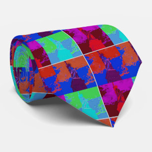 Pop Art Style Statue of Liberty Neck Tie