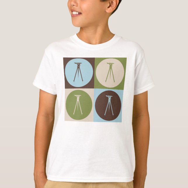 Pop Art Surveying T-Shirt (Front)
