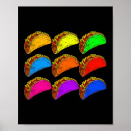 Pop Art Taco Poster