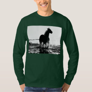 Pop Art Template Deep Forest Green Elegant Modern T-Shirt