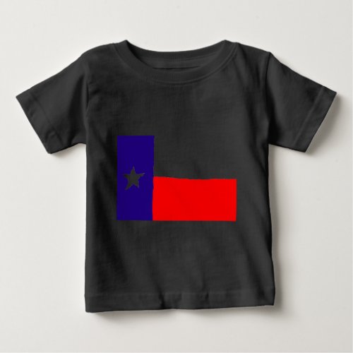 Pop Art Texas State Flag Baby T_Shirt