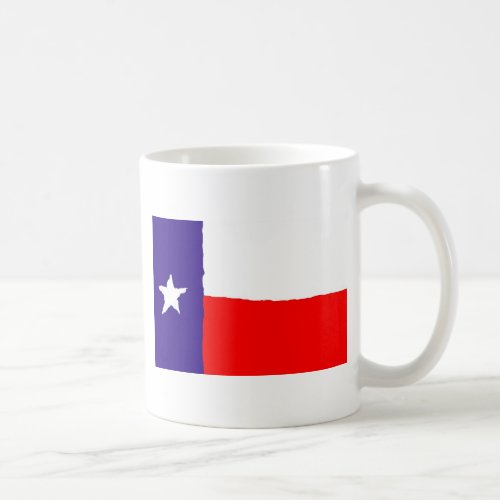 Pop Art Texas State Flag Coffee Mug