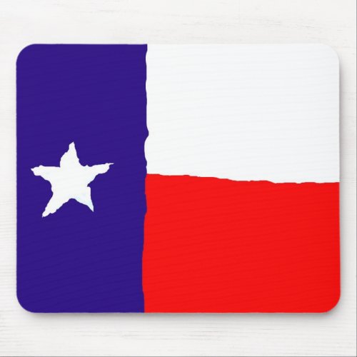 Pop Art Texas State Flag Mouse Pad