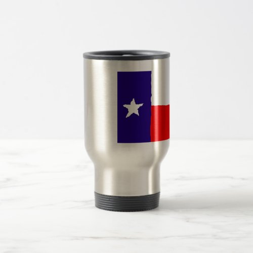 Pop Art Texas State Flag Travel Mug