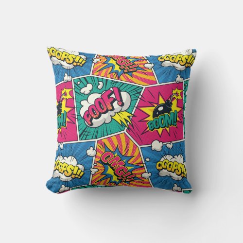 Pop Art Throw Pillow