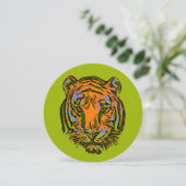 Pop Art TIGER HEAD + your backgr. & ideas (Standing Front)