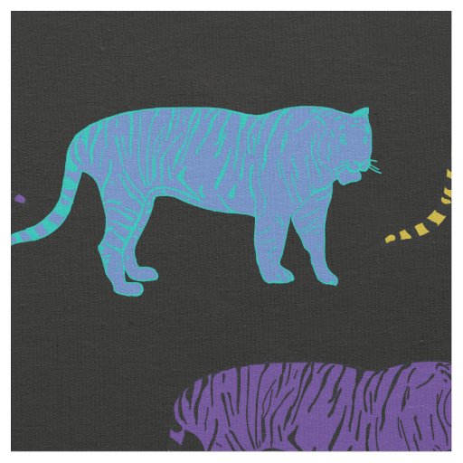 Pop Art Tigers  Fabric