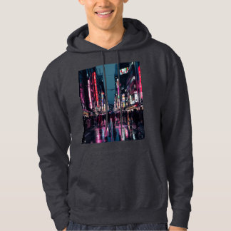 Pop Art Tokyo – Neon Cityscape with Bold Urban Vib Hoodie