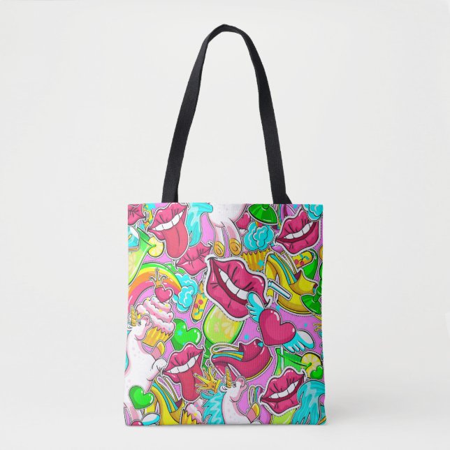 Pop Art Tote Bag (Front)