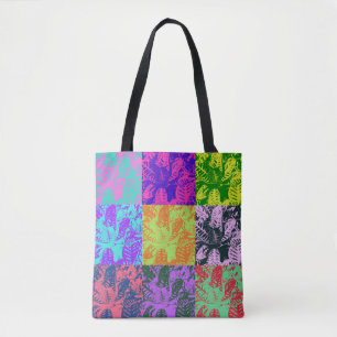 Pop Art Tropical Bold, Fun, and Colorful  Tote Bag