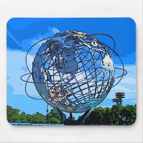 Pop Art Unisphere Mousepad