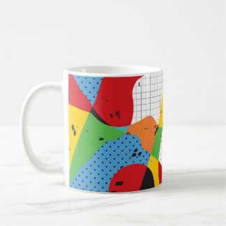Pop Art, Vibrant Minimalism. Coffee Mug