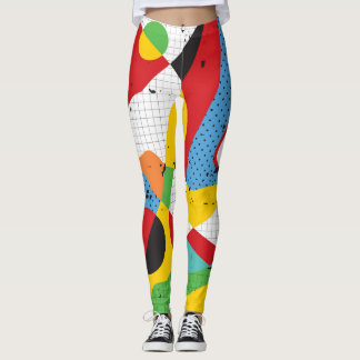 Pop Art, Vibrant Minimalism. Leggings