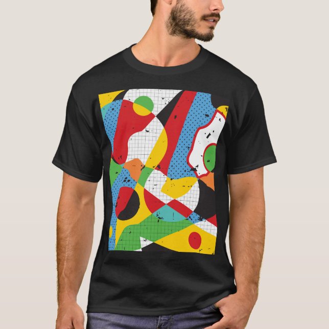 Pop Art, Vibrant Minimalism. T-Shirt (Front)