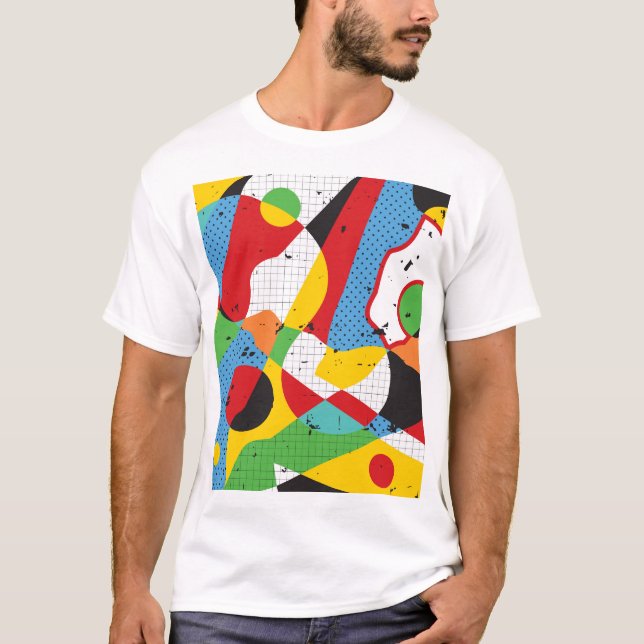 Pop Art, Vibrant Minimalism. T-Shirt (Front)