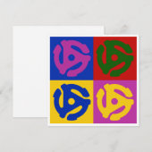 Pop Art Vinyl Record 45 RPM Insert (Front/Back)