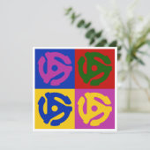 Pop Art Vinyl Record 45 RPM Insert (Standing Front)