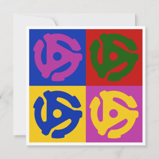 Pop Art Vinyl Record 45 RPM Insert (Front)