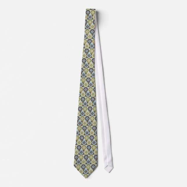 Pop Art Volleyball Neck Tie (Front)
