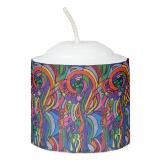 Pop Art Votive Candle