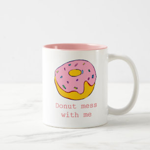 Pop Art watermelon cute fruit popsicle Two-Tone Coffee Mug