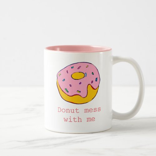 Pop Art watermelon cute fruit popsicle Two_Tone Coffee Mug