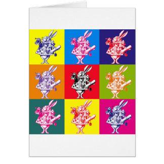 Pop Art White Rabbit