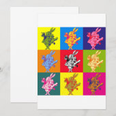 Pop Art White Rabbit Full Colour (Front/Back)