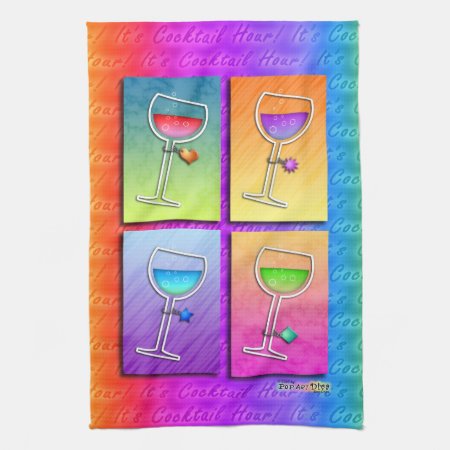 Pop Art Wine Kitchen - Bar Towel