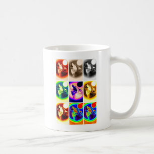 Pop Art Wolf Coffee Mug