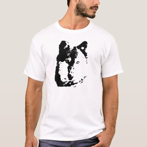 Pop Art Wolf T_Shirt