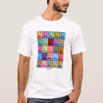 Pop Art Wolfgang Amadeus Mozart | Rock Me T-shirt by OffRecord at Zazzle