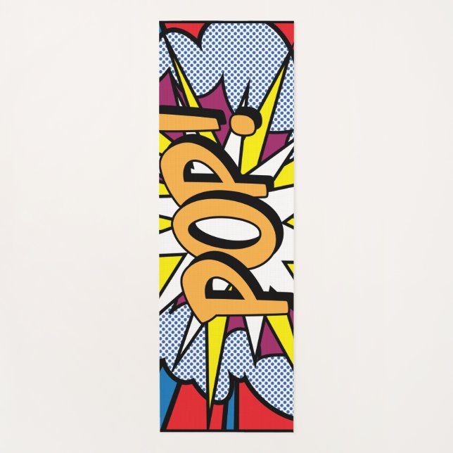 Pop Art Yoga Mat (Front)