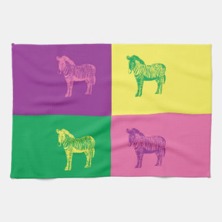 Pop Art Zebra Towel