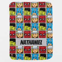 marvel baby blanket
