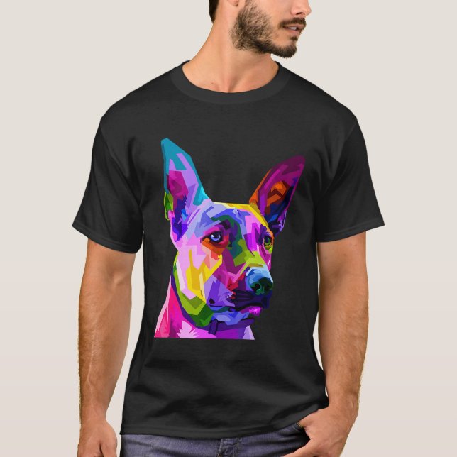 Pop Belgian Malinoi Shepherd Mechelaar T-Shirt (Front)