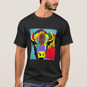 Pop Bison Fun Cute Trendy For Men Women & Kids T-Shirt