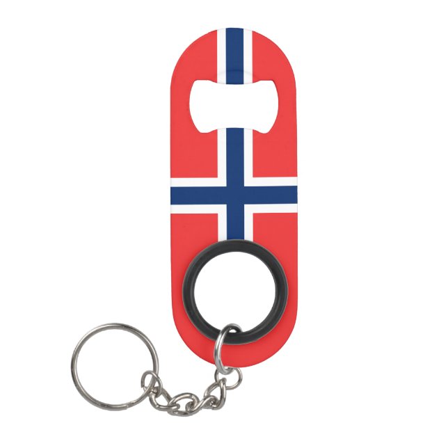 Pop Bottles with Norway Pride Patriotic Keychain Bottle Opener (Front)