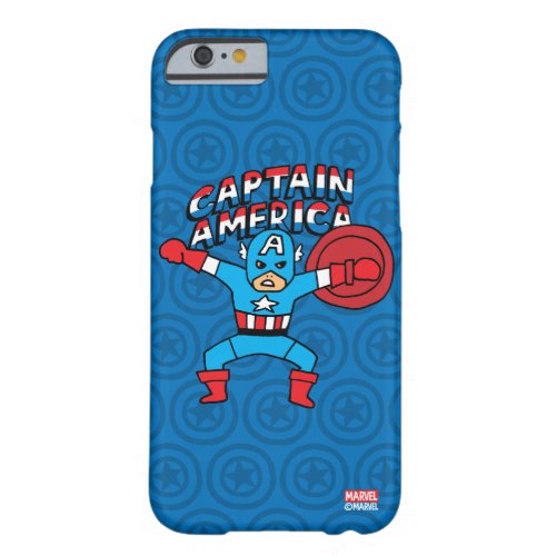 Pop Captain America with Logo Barely There iPhone 6 Case